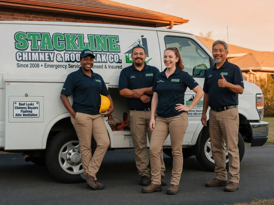 Chimney flashing repair company in Morrisville, NC
